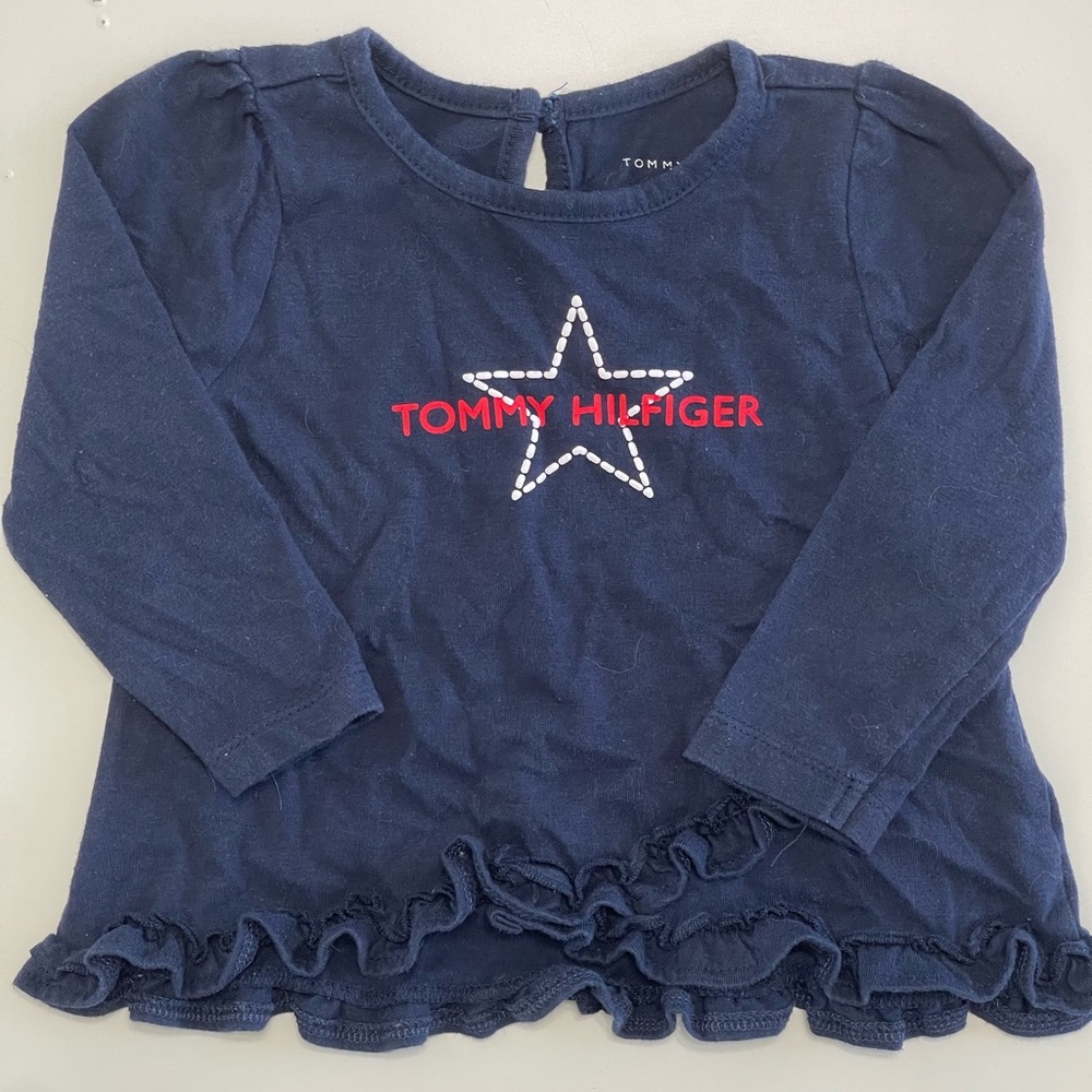 Tommy Hilfiger Girls Long Sleeve Shirt 18 months